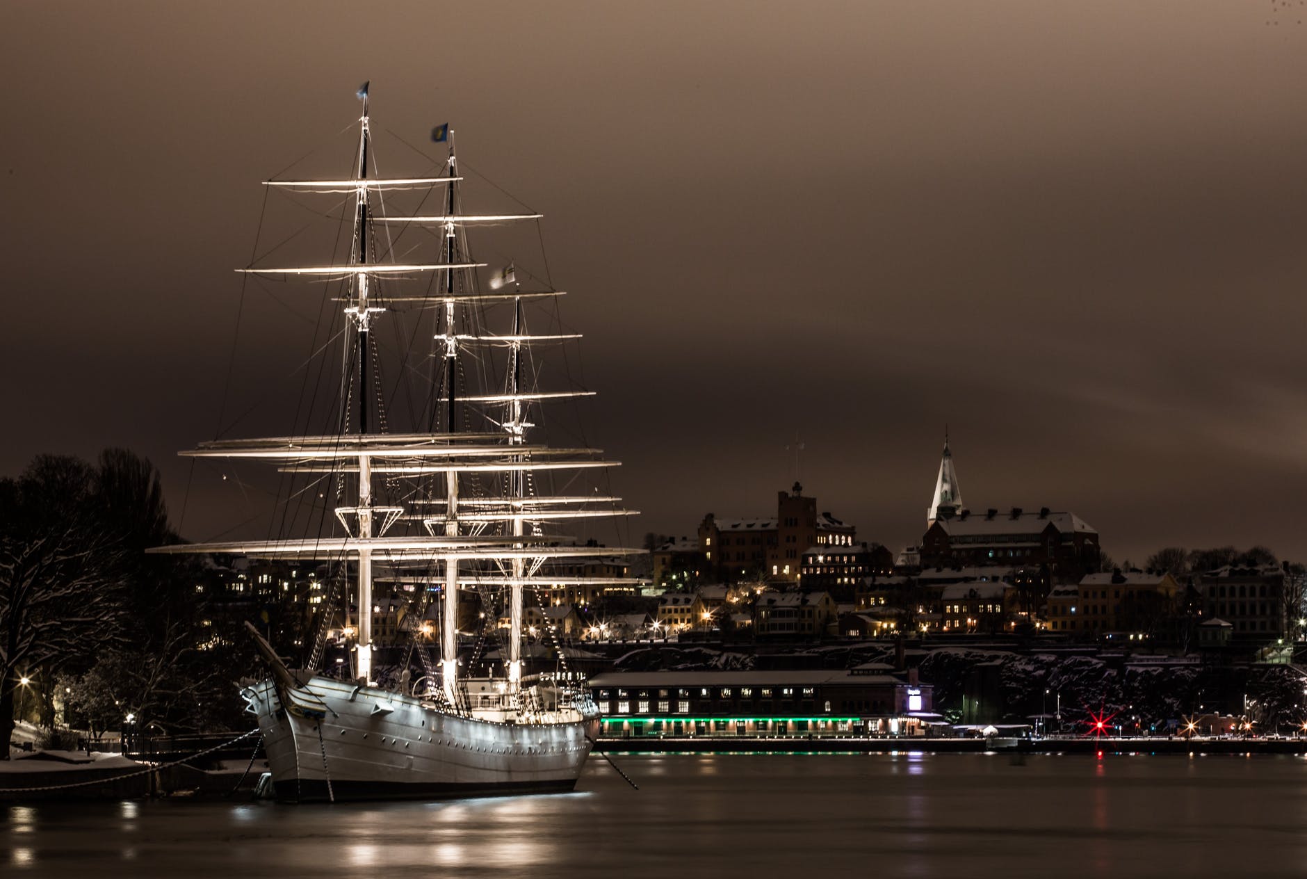 water ship sailboat stockholm
